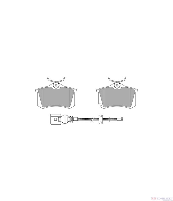 НАКЛАДКИ ЗАДНИ ДИСКОВИ SKODA FABIA (1999-) 1.4 TDI - SIMER