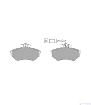 НАКЛАДКИ ПРЕДНИ ДИСКОВИ AUDI 80 (1978-) 1.8 GTE quattro - SIMER