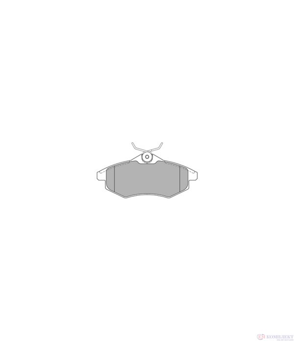 НАКЛАДКИ ПРЕДНИ ДИСКОВИ CITROEN C3 (2009-) 1.4 - SIMER