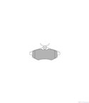 НАКЛАДКИ ПРЕДНИ ДИСКОВИ CITROEN C2 (2003-) 1.4 16V - SIMER