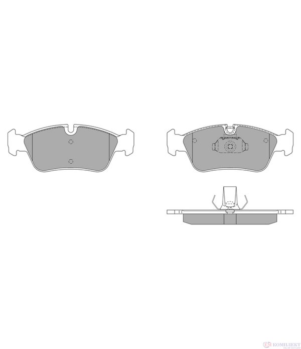 НАКЛАДКИ ПРЕДНИ ДИСКОВИ BMW 3 SERIES E46 COMPACT (2001-) 318 ti - SIMER