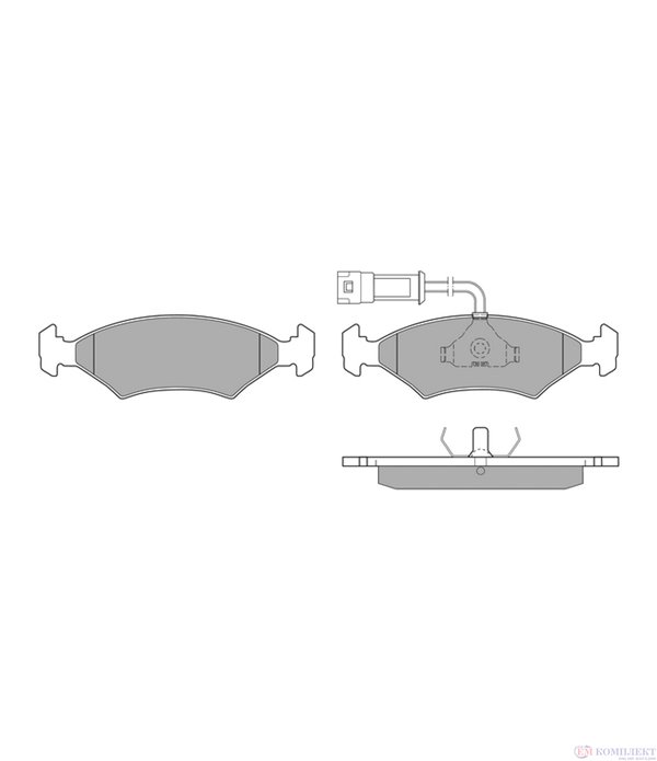 НАКЛАДКИ ЗАДНИ БАРАБАННИ TOYOTA CARINA E SPORTSWAGON (1993-) 2.0 D - SIMER