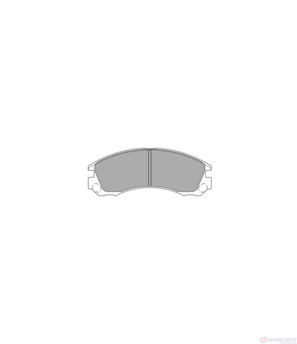 НАКЛАДКИ ПРЕДНИ ДИСКОВИ CITROEN C-CROSSER (2007-) 2.2 HDi - SIMER