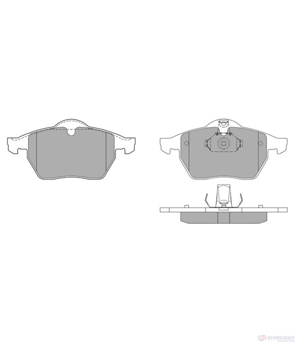НАКЛАДКИ ПРЕДНИ ДИСКОВИ OPEL VECTRA B COMBI (1996-) 2.0 DTI 16V - SIMER