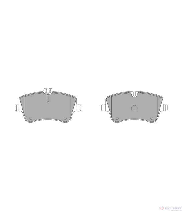 НАКЛАДКИ ПРЕДНИ ДИСКОВИ MERCEDES-BENZ C CLASS T-MODEL S203 (2001-) C 200 CGI Kompressor - SIMER