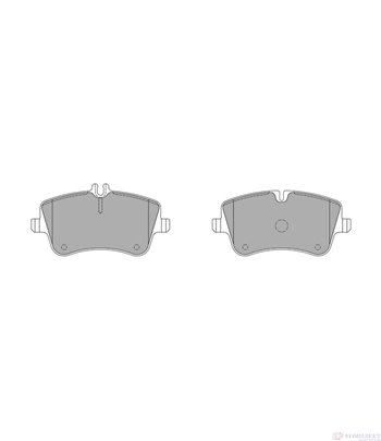 НАКЛАДКИ ПРЕДНИ ДИСКОВИ MERCEDES-BENZ C CLASS T-MODEL S203 (2001-) C 320 4-matic - SIMER