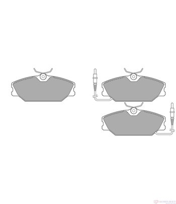 НАКЛАДКИ ПРЕДНИ ДИСКОВИ RENAULT R 25 (1984-) 2.8 V6 - SIMER