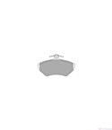 НАКЛАДКИ ПРЕДНИ ДИСКОВИ SEAT INCA (1995-) 1.7 D - SIMER