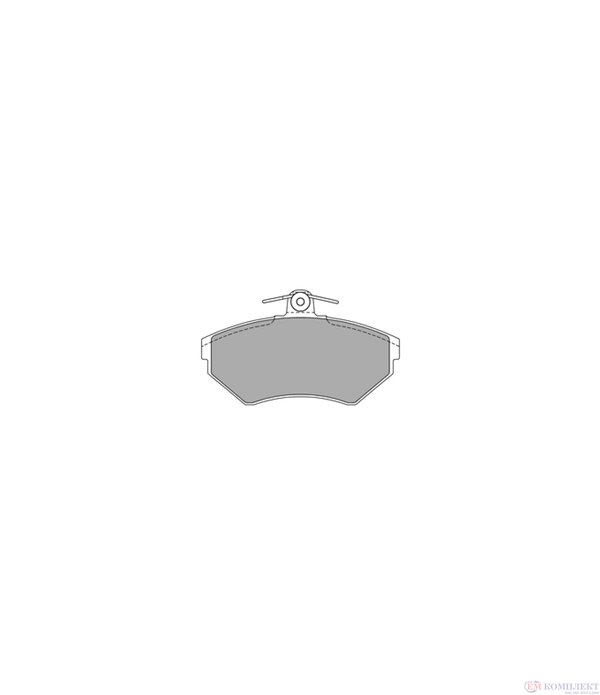 НАКЛАДКИ ПРЕДНИ ДИСКОВИ SEAT INCA (1995-) 1.7 D - SIMER
