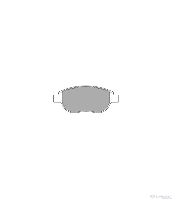 НАКЛАДКИ ПРЕДНИ ДИСКОВИ CITROEN C4 (2004-) 1.6 THP 150 - SIMER
