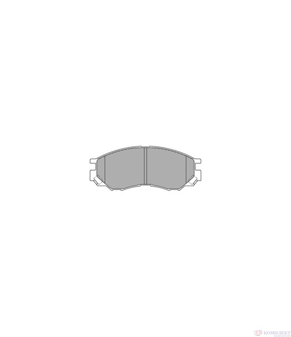 НАКЛАДКИ ПРЕДНИ ДИСКОВИ MITSUBISHI SPACE GEAR (1995-) 2.4 i - SIMER