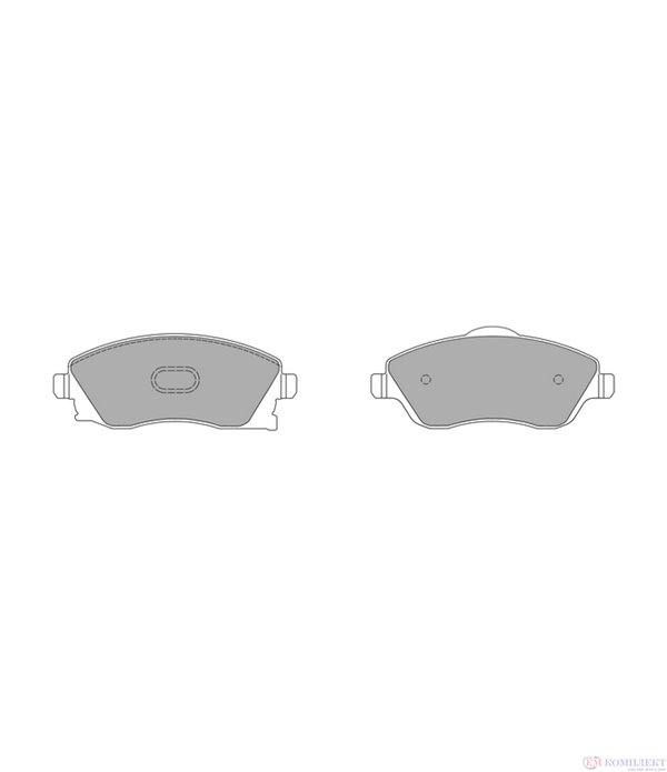 НАКЛАДКИ ПРЕДНИ ДИСКОВИ OPEL TIGRA TWINTOP (2004-) 1.4 - SIMER