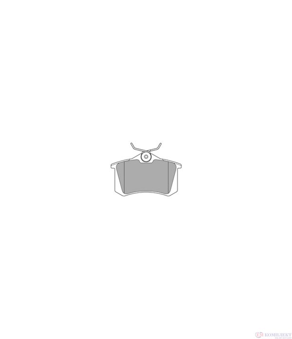 НАКЛАДКИ ЗАДНИ БАРАБАННИ SEAT MARBELLA (1986-) 0.9 CAT - SIMER