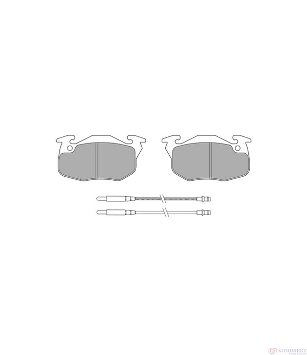 НАКЛАДКИ ЗАДНИ БАРАБАННИ VOLVO 850 (1991-) 2.0 - SIMER