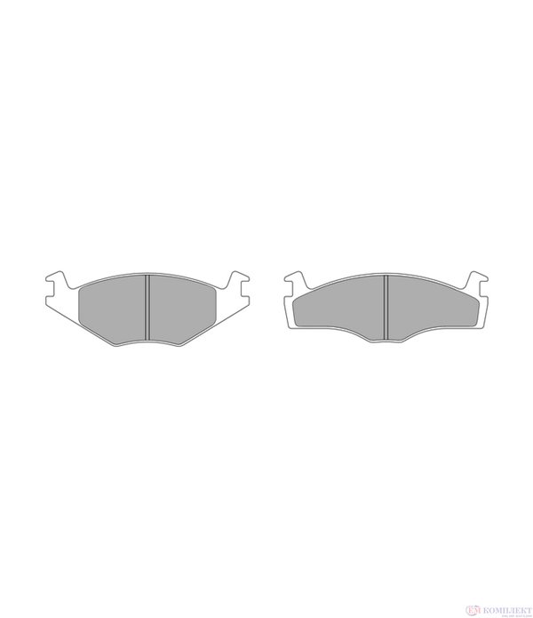 НАКЛАДКИ ПРЕДНИ ДИСКОВИ SEAT CORDOBA (1993-) 1.0 i - SIMER