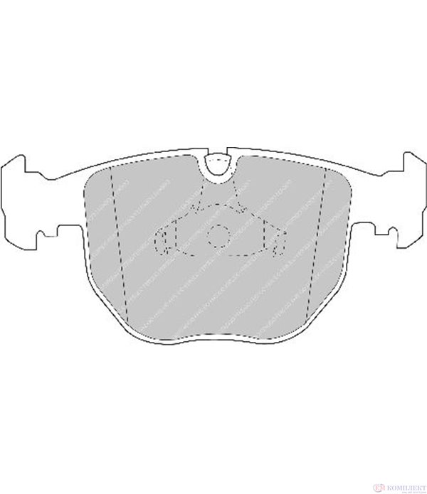 НАКЛАДКИ ПРЕДНИ ДИСКОВИ ALPINA B10 COMBI (1997-) 4.8 V8 - FERODO