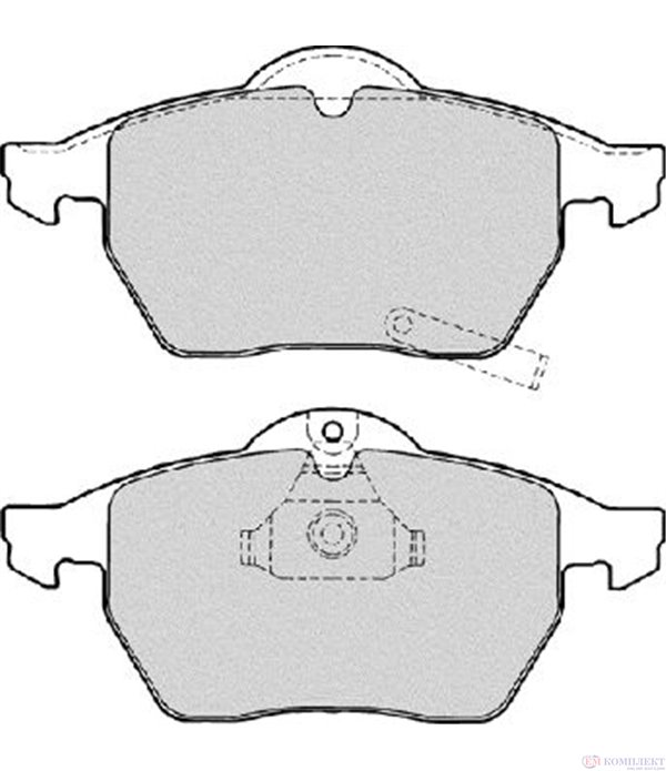 НАКЛАДКИ ПРЕДНИ ДИСКОВИ VAUXHALL ASTRA MK IV (2001-) 2.0 Turbo - FERODO