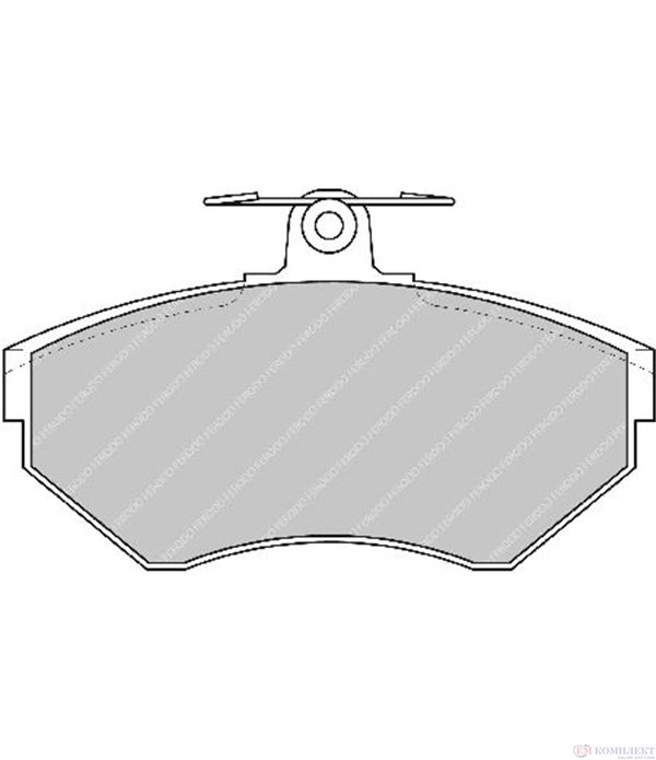 НАКЛАДКИ ПРЕДНИ ДИСКОВИ AUDI A4 (1995-) 1.8 - FERODO