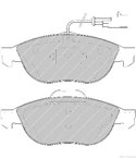 НАКЛАДКИ ПРЕДНИ ДИСКОВИ ALFA ROMEO 156 SPORTWAGON (2000-) 1.9 JTD - FERODO
