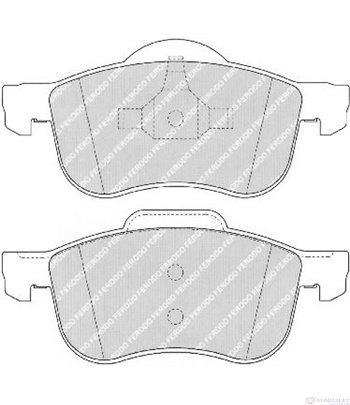 НАКЛАДКИ ПРЕДНИ ДИСКОВИ VOLVO V70 II COMBI (2000-) 2.4 D5 - FERODO