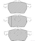 НАКЛАДКИ ПРЕДНИ ДИСКОВИ VOLKSWAGEN PASSAT (1996-) 1.9 TDI 4motion - FERODO