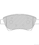 НАКЛАДКИ ПРЕДНИ ДИСКОВИ RENAULT MEGANE II COMBI (2003-) 1.6 - FERODO