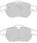 НАКЛАДКИ ПРЕДНИ ДИСКОВИ VAUXHALL VECTRA MK II (2000-) 1.9 CDTI - FERODO