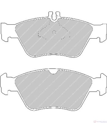 НАКЛАДКИ ПРЕДНИ ДИСКОВИ MERCEDES C CLASS COMBI S202 (1996-) C 240 T - FERODO