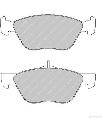 НАКЛАДКИ ПРЕДНИ ДИСКОВИ LANCIA KAPPA SW (1996-) 2.4 JTD - FERODO