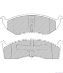 НАКЛАДКИ ПРЕДНИ ДИСКОВИ CHRYSLER NEON (1994-) 2.0 16V - FERODO
