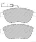 НАКЛАДКИ ПРЕДНИ ДИСКОВИ FIAT PUNTO EVO (2008-) 1.6 D Multijet - FERODO