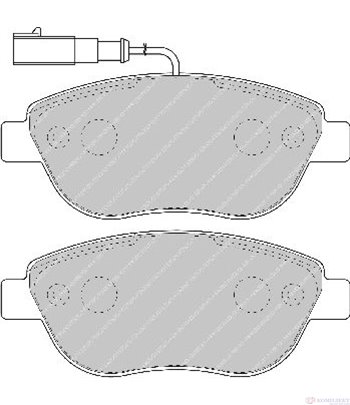 НАКЛАДКИ ПРЕДНИ ДИСКОВИ FIAT BRAVO (2006-) 1.6 D Multijet - FERODO