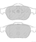 НАКЛАДКИ ПРЕДНИ ДИСКОВИ RENAULT VEL SATIS (2002-) 2.2 dCi - FERODO
