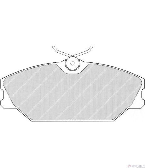 НАКЛАДКИ ПРЕДНИ ДИСКОВИ RENAULT LAGUNA GRANDTOUR (1995-) 3.0 24V - FERODO