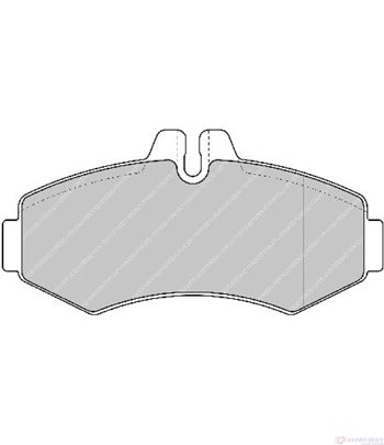 НАКЛАДКИ ПРЕДНИ ДИСКОВИ MERCEDES V CLASS 6382 (1996-) V 230 TD - FERODO