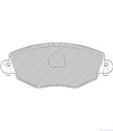 НАКЛАДКИ ПРЕДНИ ДИСКОВИ FORD MONDEO III COMBI (2000-) 1.8 SCi - FERODO