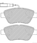 НАКЛАДКИ ПРЕДНИ ДИСКОВИ FIAT STILO (2001-) 1.6 16V - FERODO