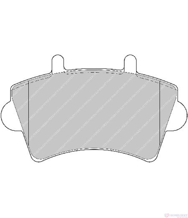 НАКЛАДКИ ПРЕДНИ ДИСКОВИ NISSAN INTERSTAR (2002-) dCi 120 - FERODO