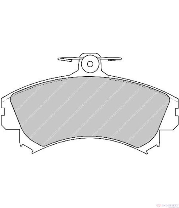 НАКЛАДКИ ПРЕДНИ ДИСКОВИ MITSUBISHI SPACE STAR (1998-) 1.9 DI-D - FERODO