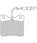 НАКЛАДКИ ЗАДНИ ДИСКОВИ PEUGEOT 605 (1989-) 3.0 SV 24 - FERODO