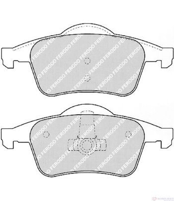 НАКЛАДКИ ЗАДНИ ДИСКОВИ VOLVO V70 II COMBI (2000-) 2.4 Bifuel - FERODO