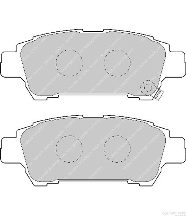 НАКЛАДКИ ЗАДНИ ДИСКОВИ TOYOTA PREVIA (2000-) 2.0 D-4D - FERODO