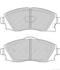 НАКЛАДКИ ПРЕДНИ ДИСКОВИ OPEL TIGRA TWINTOP (2004-) 1.3 CDTI - FERODO