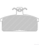 НАКЛАДКИ ПРЕДНИ ДИСКОВИ SEAT IBIZA I (1984-) 0.9 - FERODO