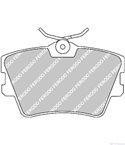 НАКЛАДКИ ЗАДНИ ДИСКОВИ VOLKSWAGEN TRANSPORTER IV (1990-) 2.4 D - FERODO