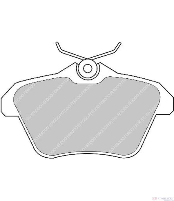 НАКЛАДКИ ЗАДНИ ДИСКОВИ ALFA ROMEO 156 SPORTWAGON (2000-) 2.0 16V T.S. - FERODO