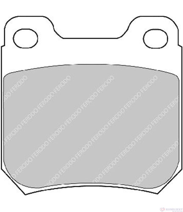 НАКЛАДКИ ЗАДНИ ДИСКОВИ OPEL OMEGA B COMBI (1994-) 2.5 V6 - FERODO