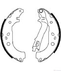 НАКЛАДКИ ЗАДНИ БАРАБАННИ LANCIA MUSA (2004-) 1.9 D Multijet - FERODO