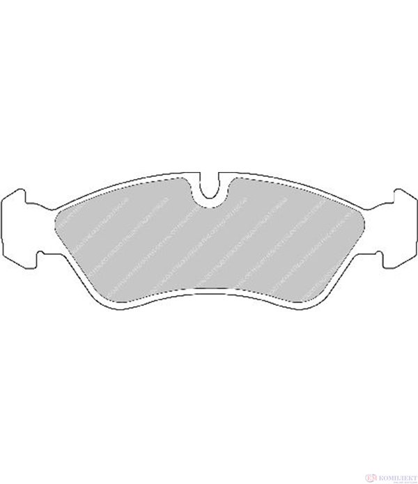 НАКЛАДКИ ПРЕДНИ ДИСКОВИ VAUXHALL CALIBRA (1990-) 2.0 i 16V 4x4 - FERODO