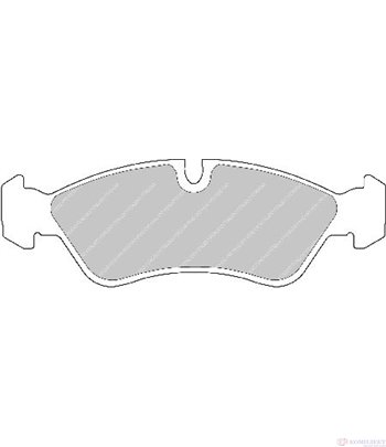 НАКЛАДКИ ПРЕДНИ ДИСКОВИ OPEL CALIBRA A (1990-) 2.0 i 4x4 - FERODO